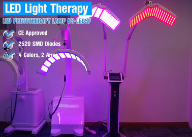 การบำบัดด้วยแสง LED สีแดง 2 หัวสำหรับการดูแลผิว, การรักษาใบหน้าด้วยแสง LED