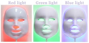 7 สี LED เครื่องส่องไฟฟื้นฟูผิว Led Face Mask ใช้ในบ้าน