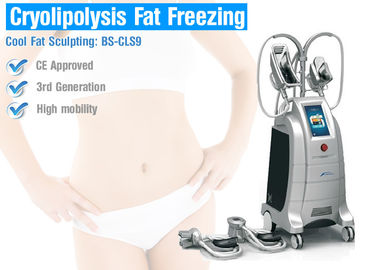 4D Body Slimming Machine การแช่แข็งไขมัน 360 Surround Cooling 4 จับ Cryolipolysis