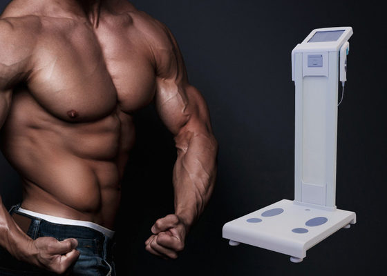 เครื่องวิเคราะห์องค์ประกอบของร่างกายมนุษย์ BMI Analyzer Machine พร้อม 8 จุดติดต่อ