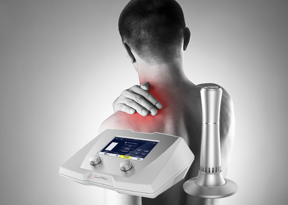 อุปกรณ์กายภาพบำบัดกล้ามเนื้อและกระดูกแบบพกพา Eswt อุปกรณ์สำหรับการรักษาอาการปวด