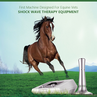 1 - 22 Hz อุปกรณ์บำบัดทางการแพทย์สัตวแพทย์ Shockwave BS-SWT2X สำหรับการบาดเจ็บของเส้นเอ็น