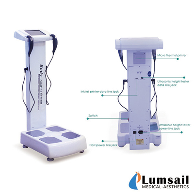 เครื่องวิเคราะห์องค์ประกอบร่างกายสำหรับการทดสอบการวินิจฉัยสุขภาพ / การวัดอัตราการไหลของน้ำในร่างกายโดยรวม