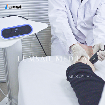 Extracorporeal ESWT Shockwave Therapy Machine สำหรับกายภาพบำบัด