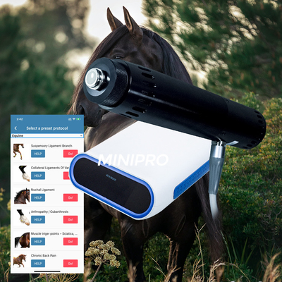 Race Horses Relax Equine Shockwave Machine สำหรับการบาดเจ็บของเนื้อเยื่ออ่อน