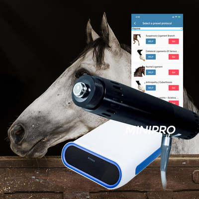 Horse Veterinary Equine Shockwave Machine สำหรับการรักษาบาดแผล