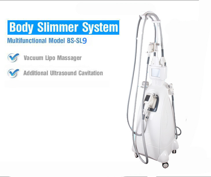 Four Head Ultrasonic Cavitation Body Slimming Machine With Handheld Ultrasound Probe