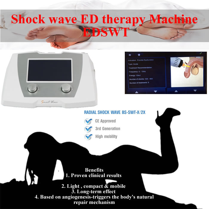 ESWT Shockwave Therapy Machine EDSWT Urology Shock Wave Erectile Dysfunction Treatment